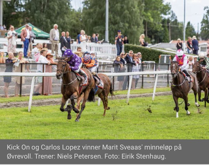 Kick on wins Group 3 in Norway…
