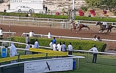 Lost Eden wins the Listed Jebel Ali Stakes…